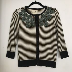 Anthropologie Tabitha Field Moss Cardigan