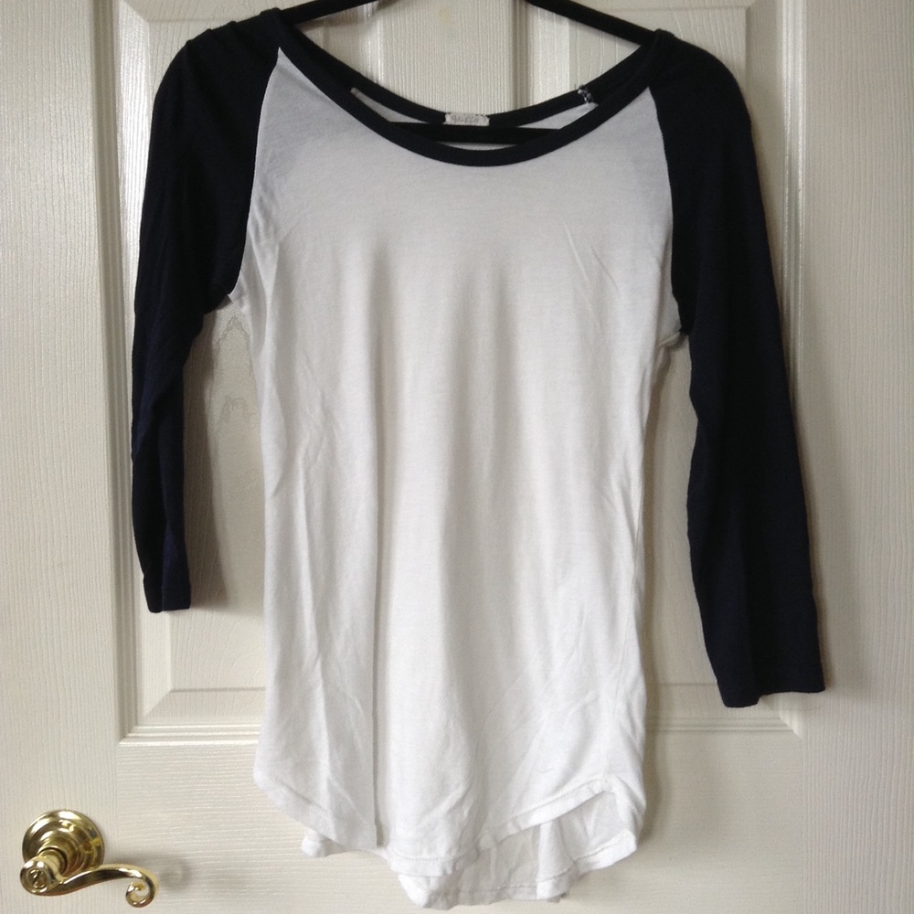 Long sleeve Brandy Melville/John Galt baseball tee
