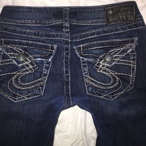 SILVER SUKI FLAP POCKET JEANS 27 4