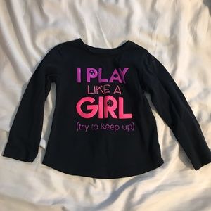 Long Sleeved Girls Shirt from Carters