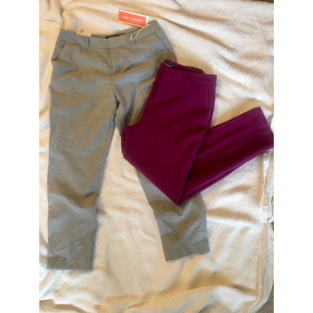 Mid-rise wintery dress pants - 2 for $25!