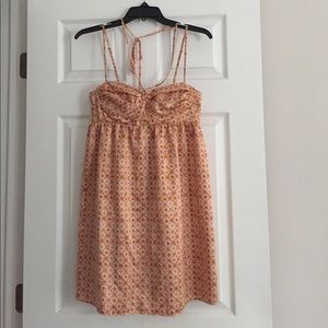 Sz 6 BCBGeneration pink/orange geo print dress