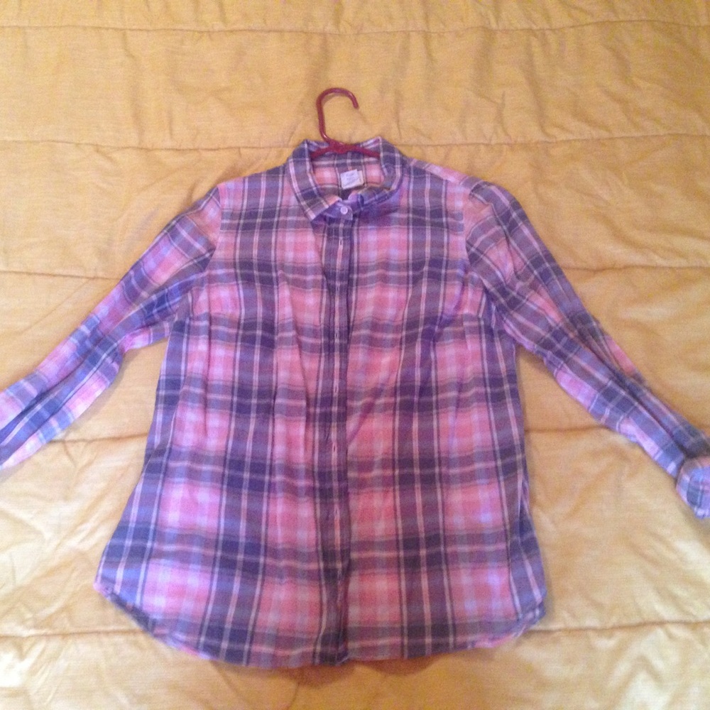 Plaid blouse