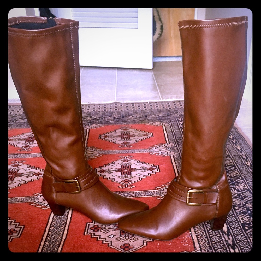 Franco Sarto tall brown boots