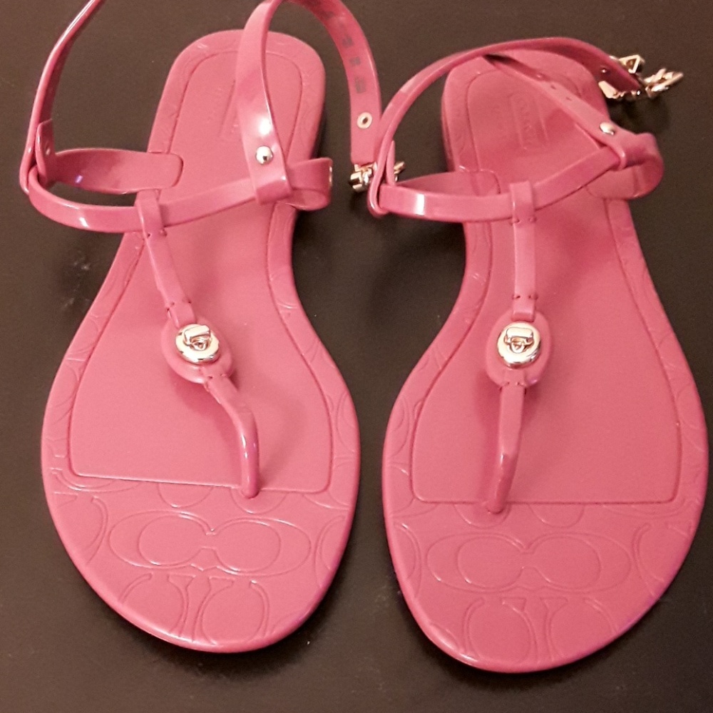 Coach Jelly Thong Sandals