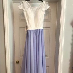 Lilac, Lacy Formal Dress