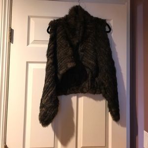Love Token 100% Rabbit Fur Vest