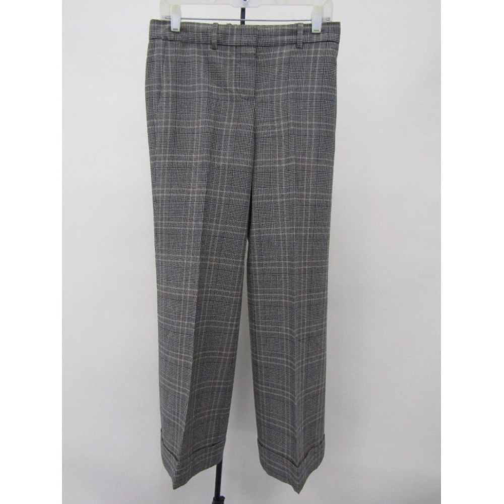NWOT Chloé Wool Plaid Trousers