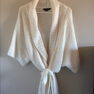 BCBG MAXAZRIA cozy wrap sweater
