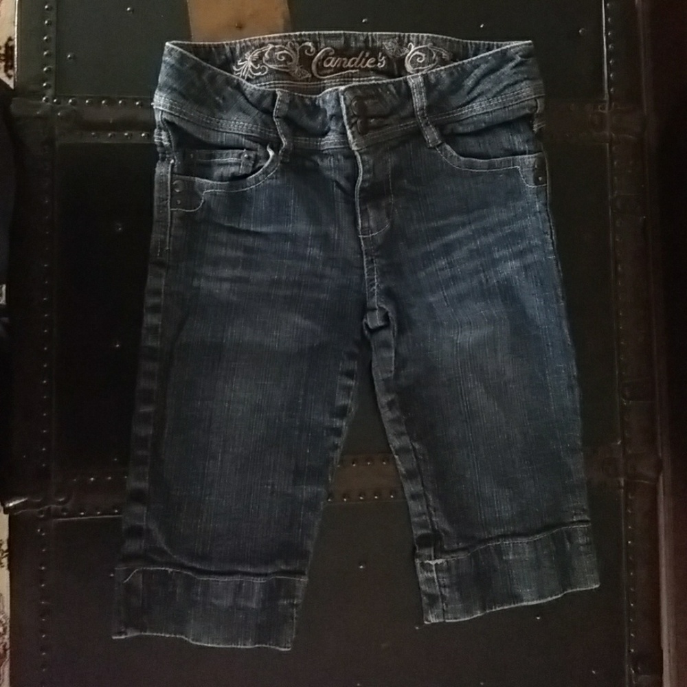 Denim capris