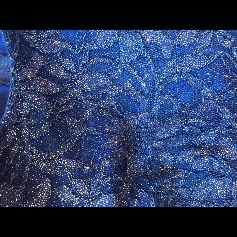 Blue Sparkle Formal Dress - Picture 2 of 2