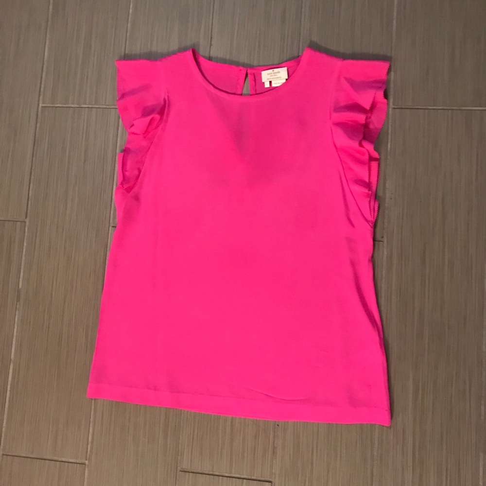 Kate Spade flutter sleeve top