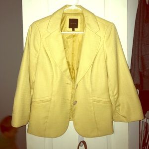 Women's yellow blazer