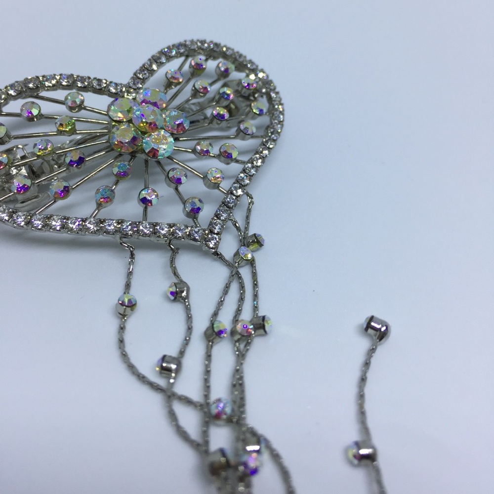 Heart hair clip