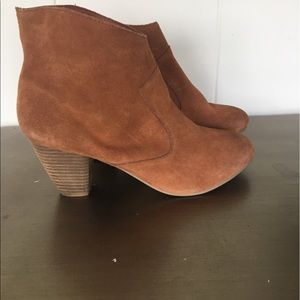 Suede booties