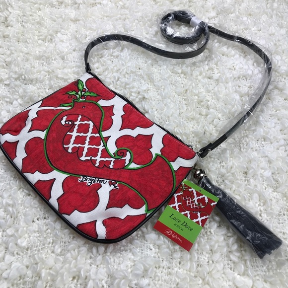 HP 11/29 NWT BRIGHTON Love Dove Pouch Crossbody - Picture 3 of 8