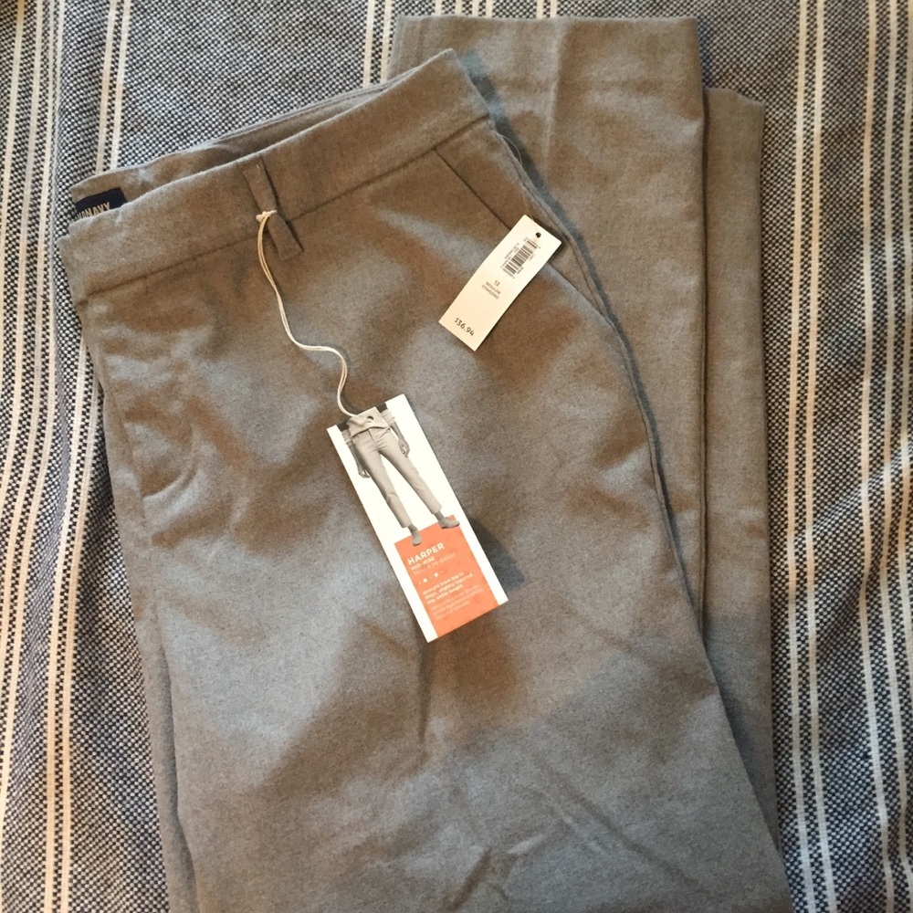 NWT Mid-Rise Grey Dress Pant