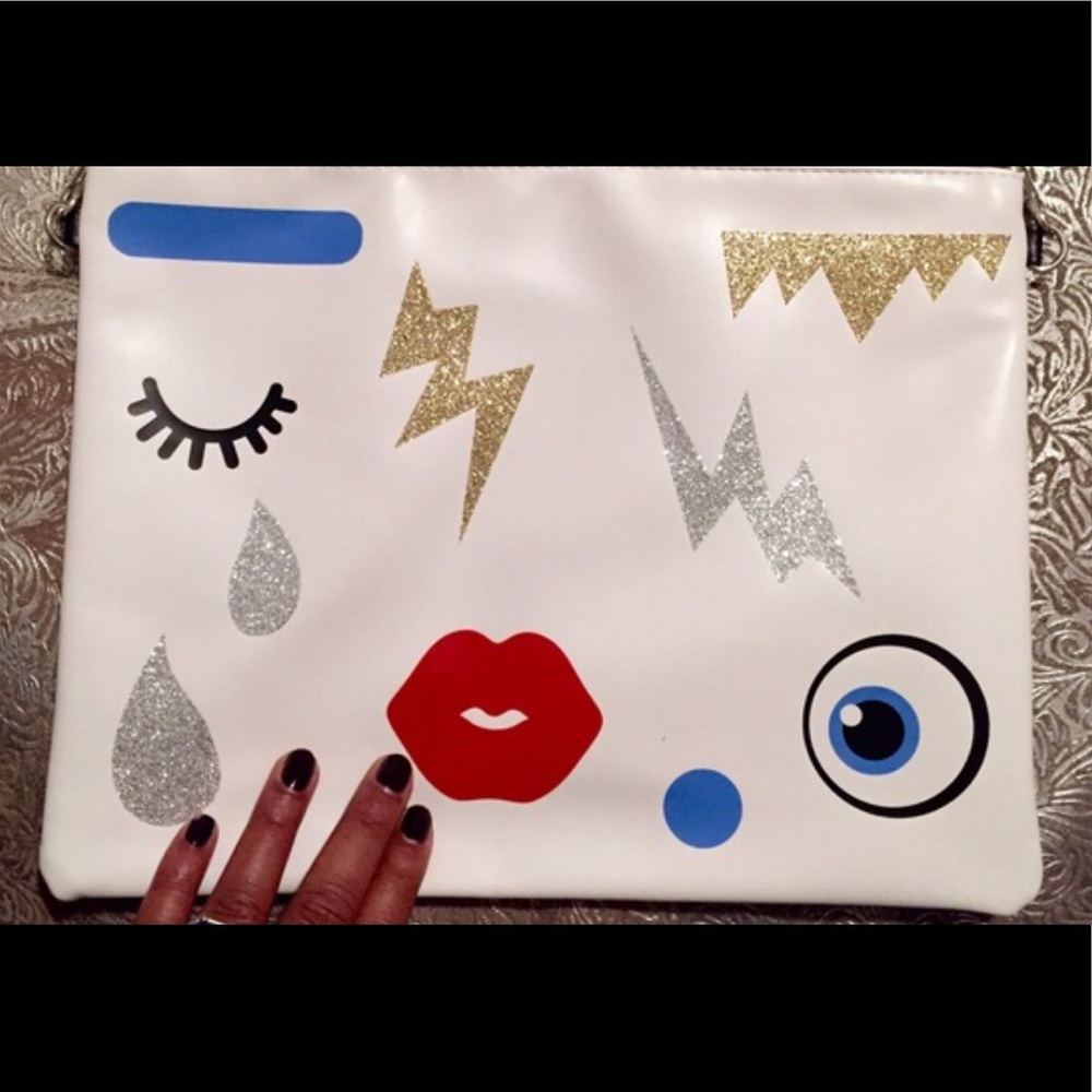 🎈Quirky face clutch bag by ASOS 🎈