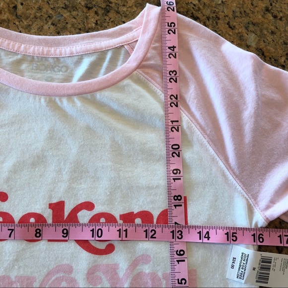 NWT S “WEEKEND I LOVE YOU” BASEBALL TEE - Picture 5 of 6