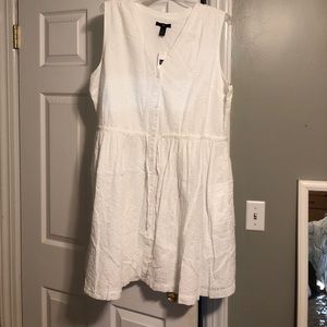 White Gap dress