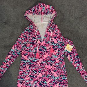 Lilly Pulitzer hooded UV 50+ protection dress