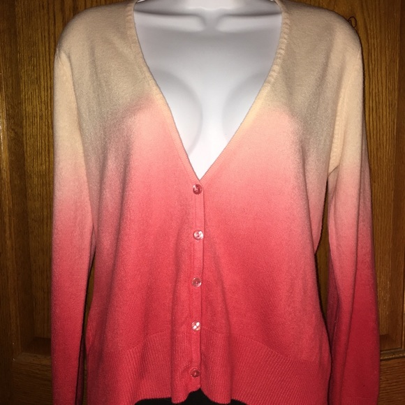 New York & Company Ombré/Color-gradient Cardigan - Picture 1 of 4