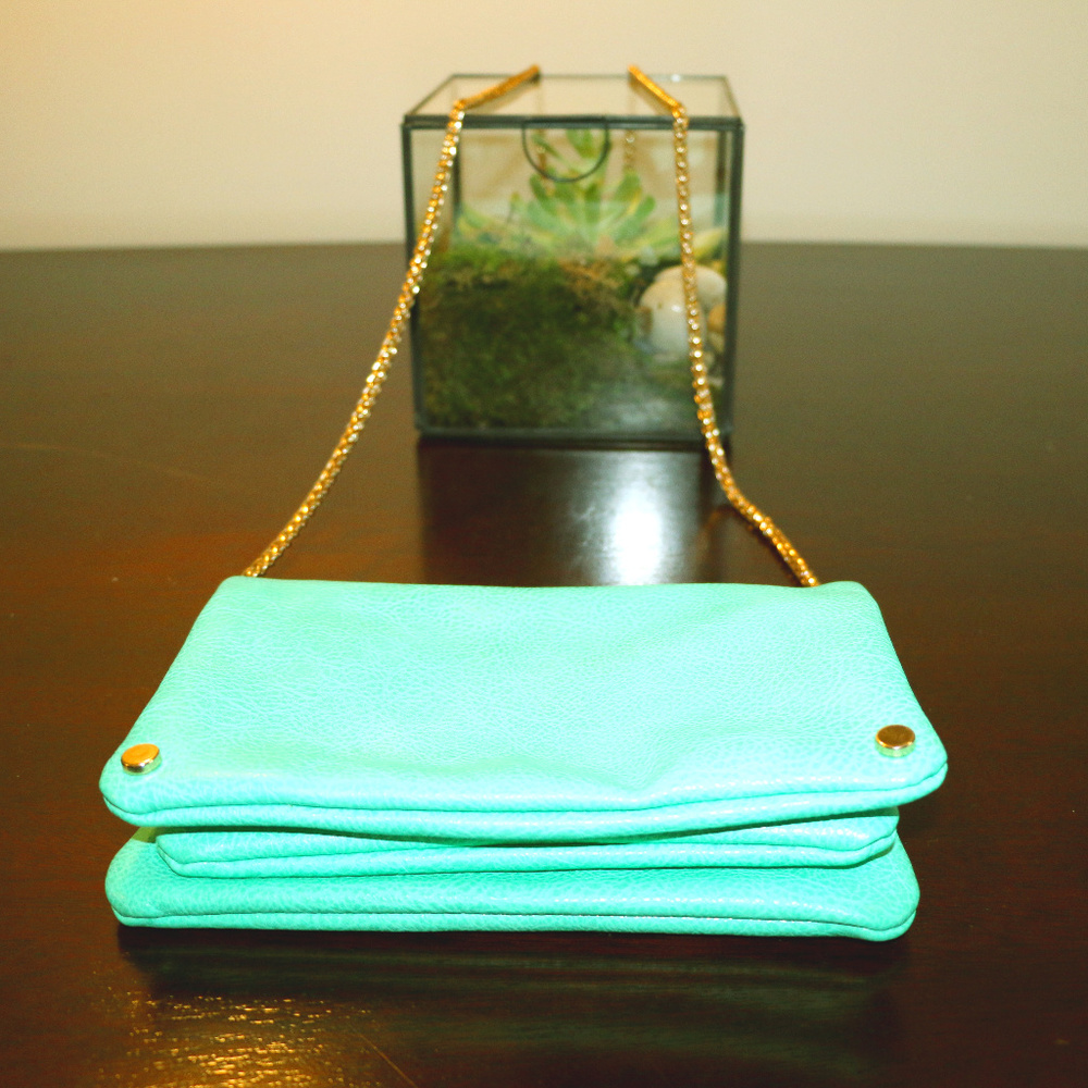 HOLIDAY SALE Turquoise CrossBody Clutch