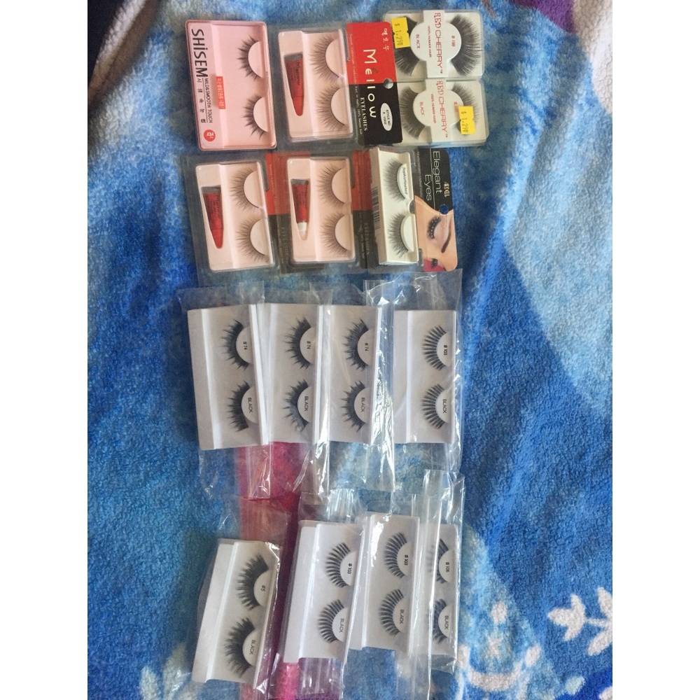 15 pairs of brand new assorted false eyelashes