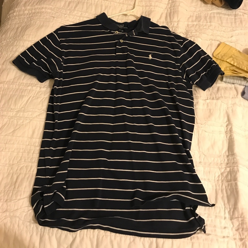 Men's Navy Polo shirt , large