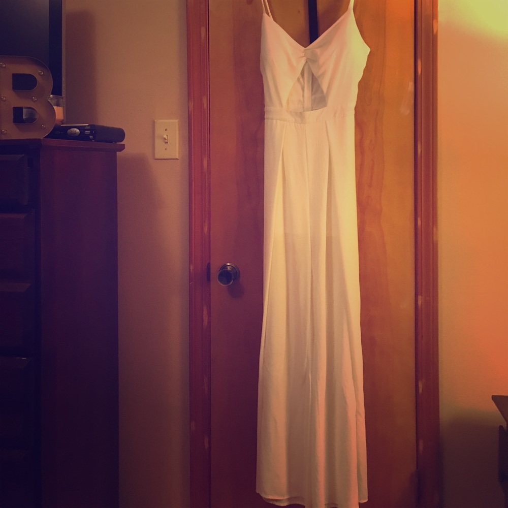 White jumpsuit , size medium