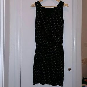 Uniqlo Polka Dot Drawstring sleeveless dress (S)
