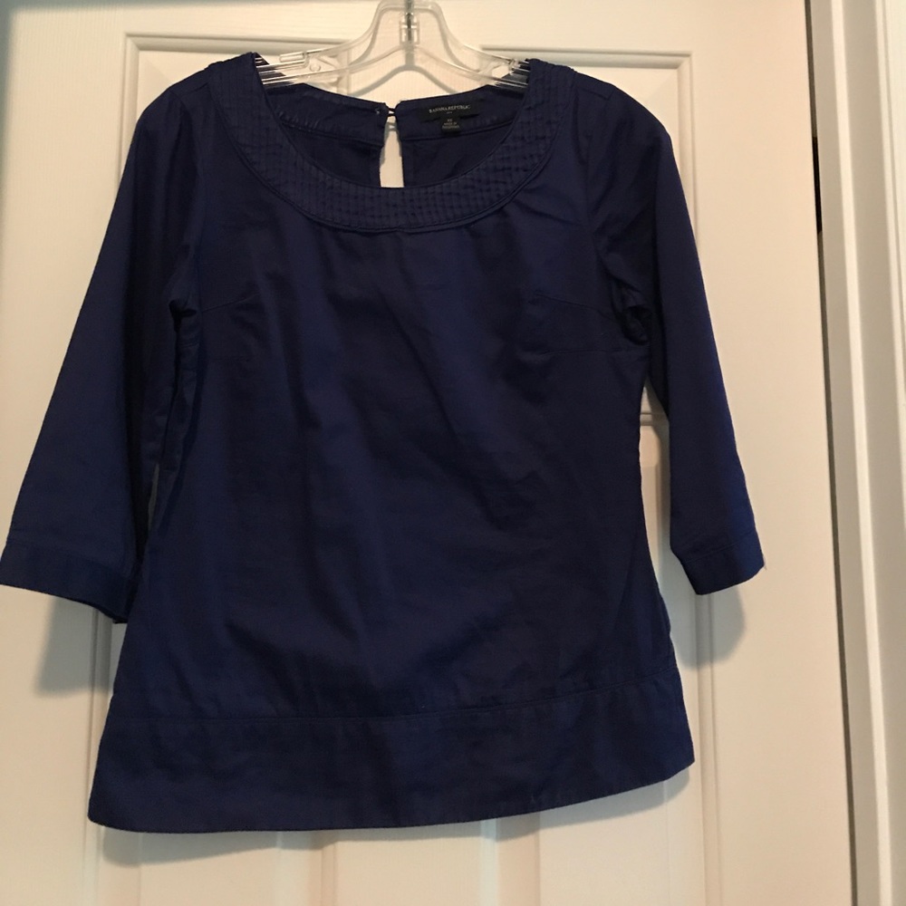 Plum banana republic top