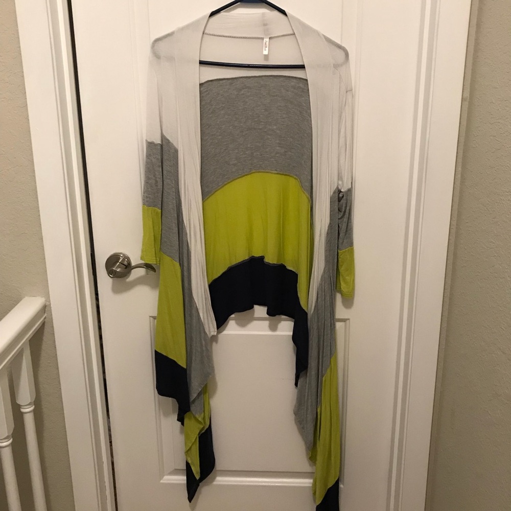 Long sweater.