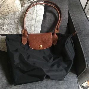 Brand new black small longchamp