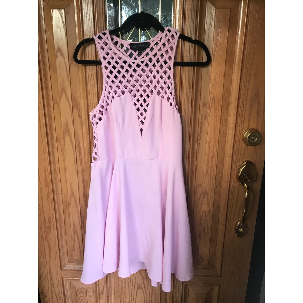 Lattice Party Swing Dress