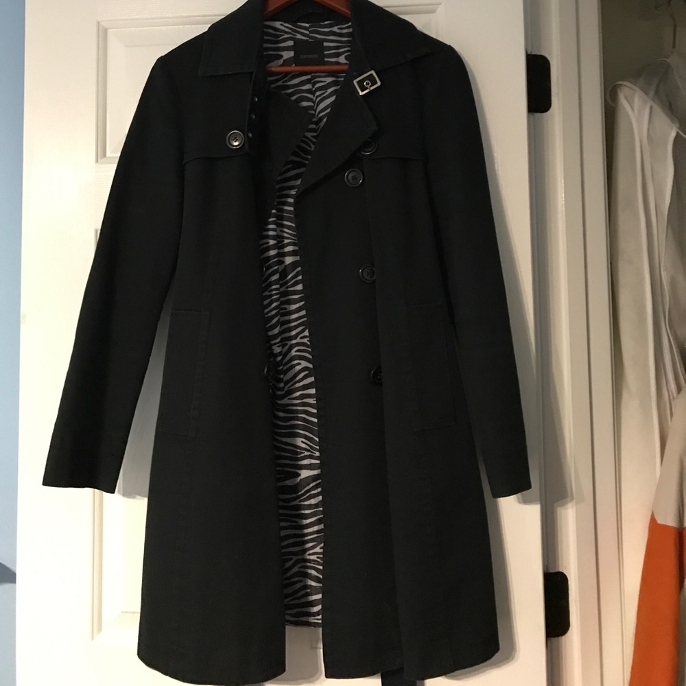 Express black coat