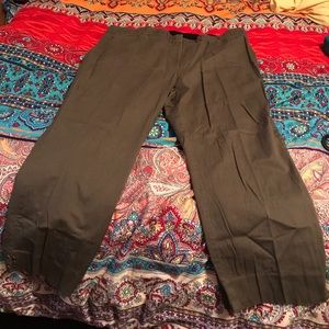 Sag harbor no gap olive dress pant sz 20w
