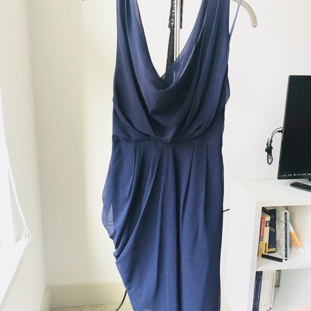 BCBG Max&Cleo Haltered Asymmetric Dress