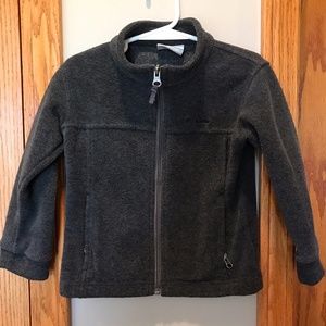 Toddler boy Gray Columbia fleece jacket
