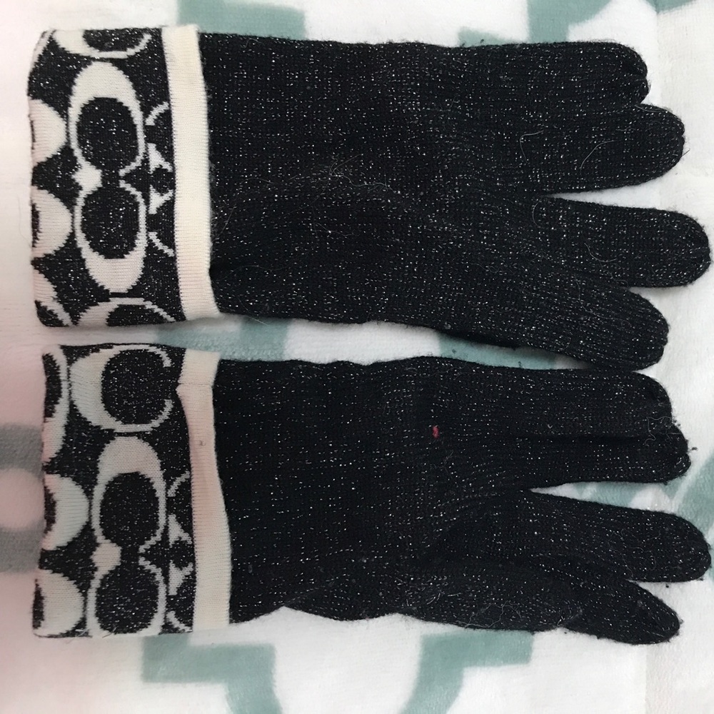 Coach winter gloves