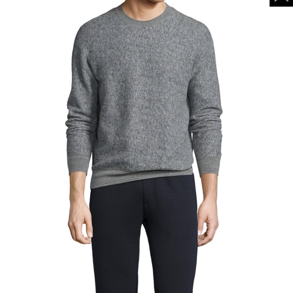 🍬THEORY  "Danen" sweatshirt in heathered knit