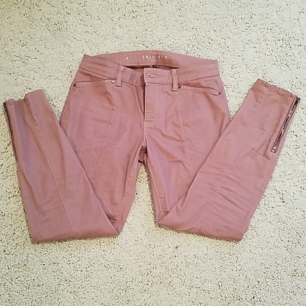 WHBM rose Skimmer pants