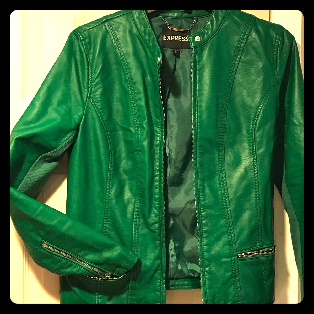 Faux leather Biker Style Jacket