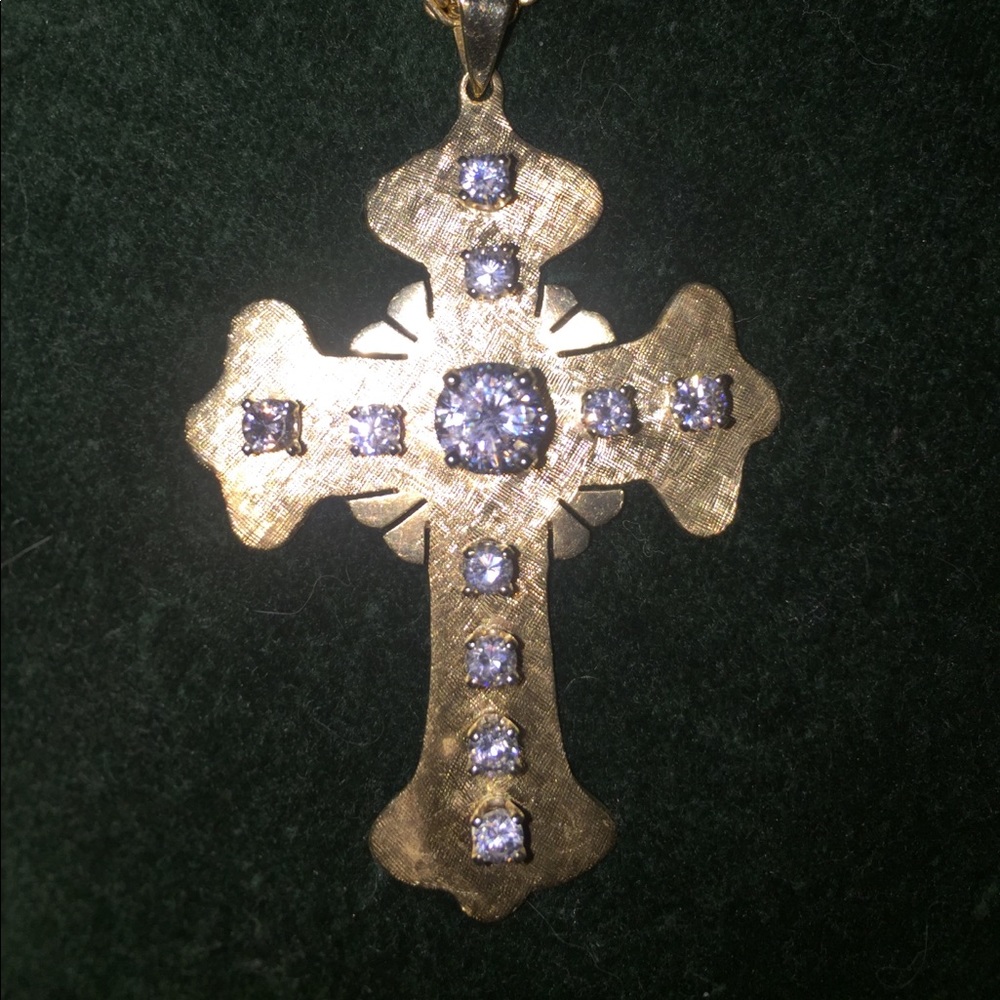 14k gold heavy cross. . - Picture 2 of 4