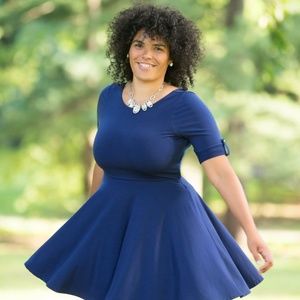 Navy Blue Flirty Dress