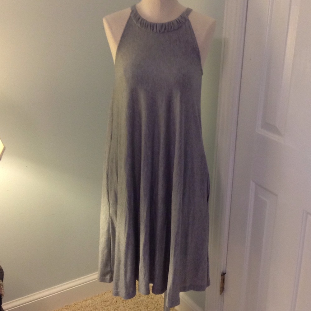 Heather gray pretty dress
