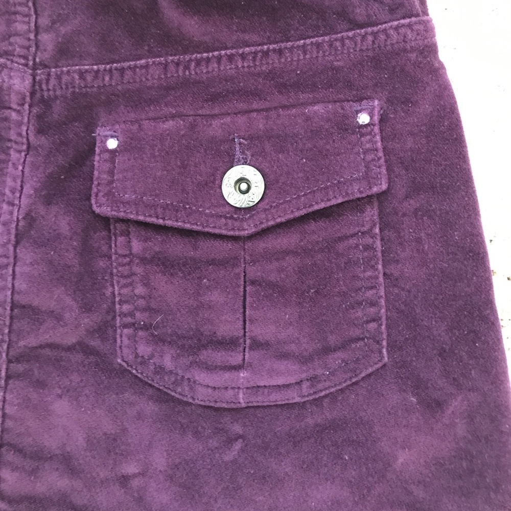 🇺🇦DONATED to Ukraine thru KidsCare- “So” purple velvet miniskirt - Picture 3 of 7