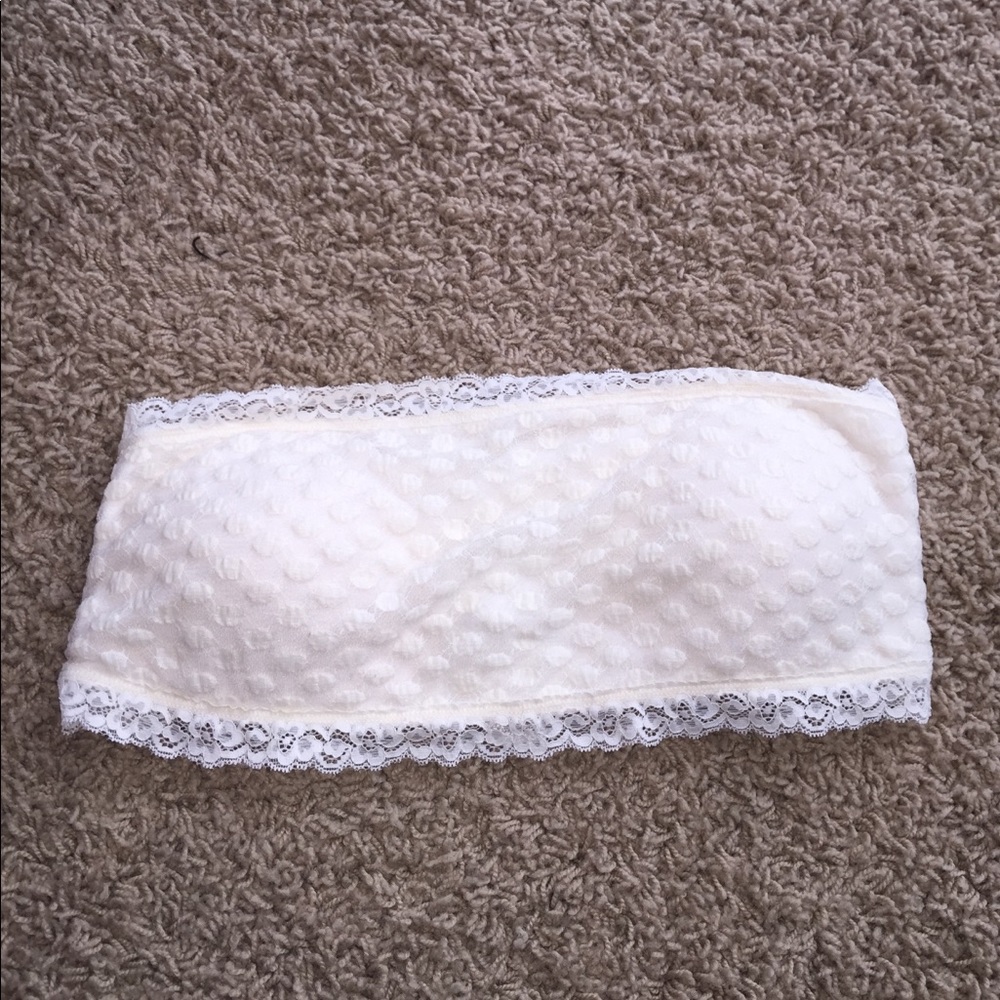 White Bandeau Bra