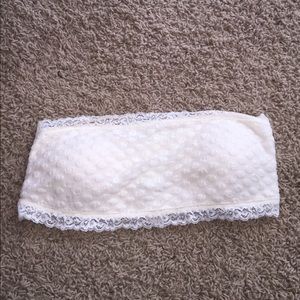 White Bandeau Bra