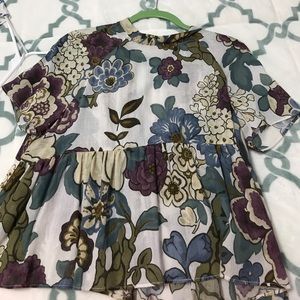 Zara floral top